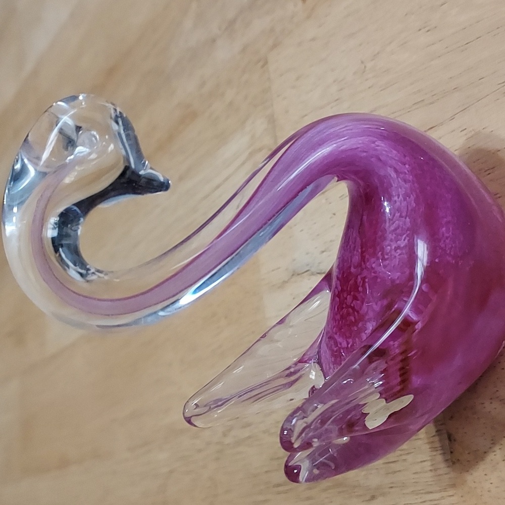 MURANO STYLE SWAN
